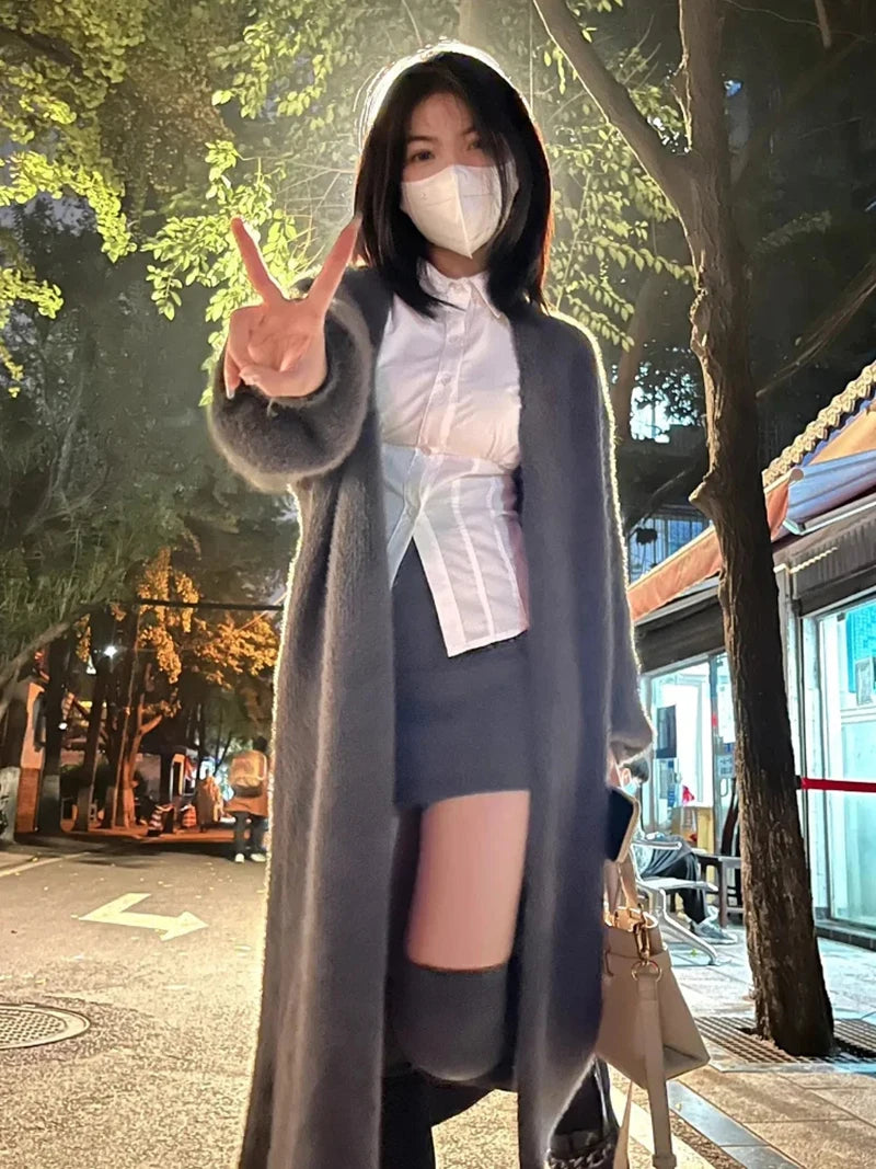 Y2K White Shirts Women Streetwear Tunic Long Sleeve Crop Tops Students Jk Preppy Korean Fashion Basic Slim All Match Blouses New