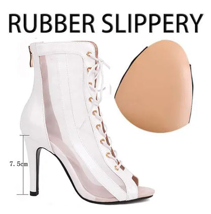 2024 New Sexy Women Black Thin High Heels Party Stilettos Jazz Dance Ladies Shoes Latin Dancing Street Sexy Stiletto