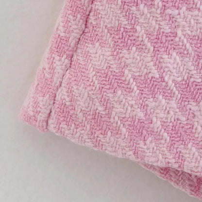 Klacwaya Tweed Set 2 Piece Chic Blazer Women Suit Shorts Sets Women 2022 Suit With Shorts For Women Female Suits