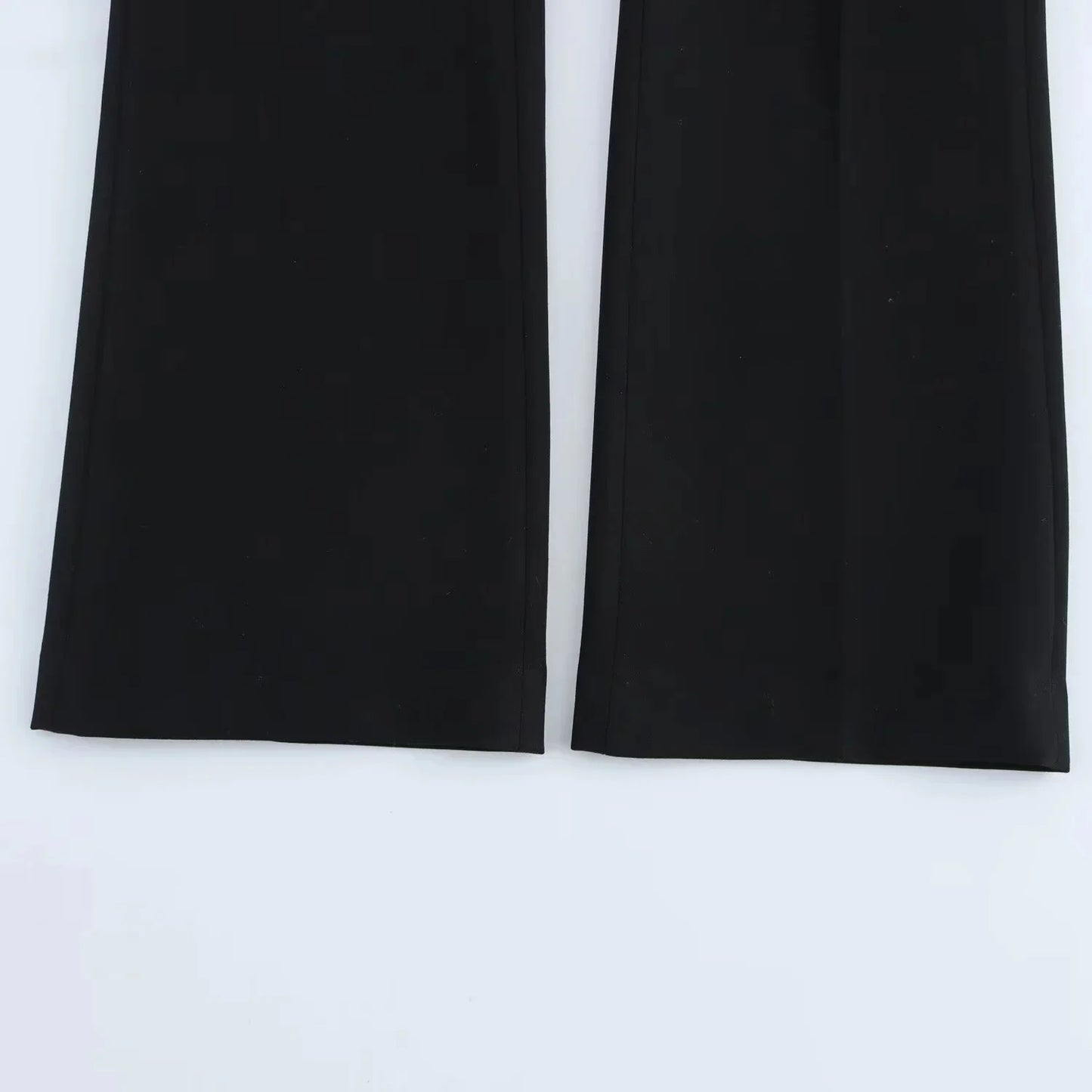 KONDALA Vintage Chic Office Lady Solid Women Suit Pockets V Neck Blazer Straight Loose Pants New Fashion 2025 Spring Autumn Sets