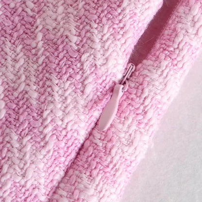 Klacwaya Tweed Set 2 Piece Chic Blazer Women Suit Shorts Sets Women 2022 Suit With Shorts For Women Female Suits