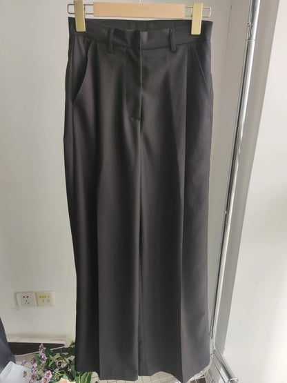 2024 Spring Autumn New Style Trousers Slim Tall Casual Floor Mopping Pants