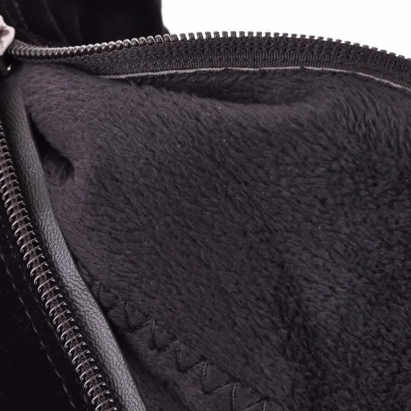 Women's Winter High Boots Fashion Flock Knight Knee High Boot Women Black Thick High Heels Zipper Round Toe Ladies Shoe Platform