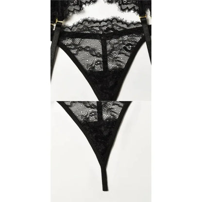 Lace Women's Underwear Close Fitting Comfortable Breathable Women's Suit Prom Queen Charming Elegant Exquisite Women's Top