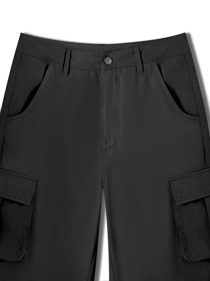 Casual Women's Tactical Pants Straight Leg Mountain Climbing High Street Spring Summer New Style Workwear Long Trousers