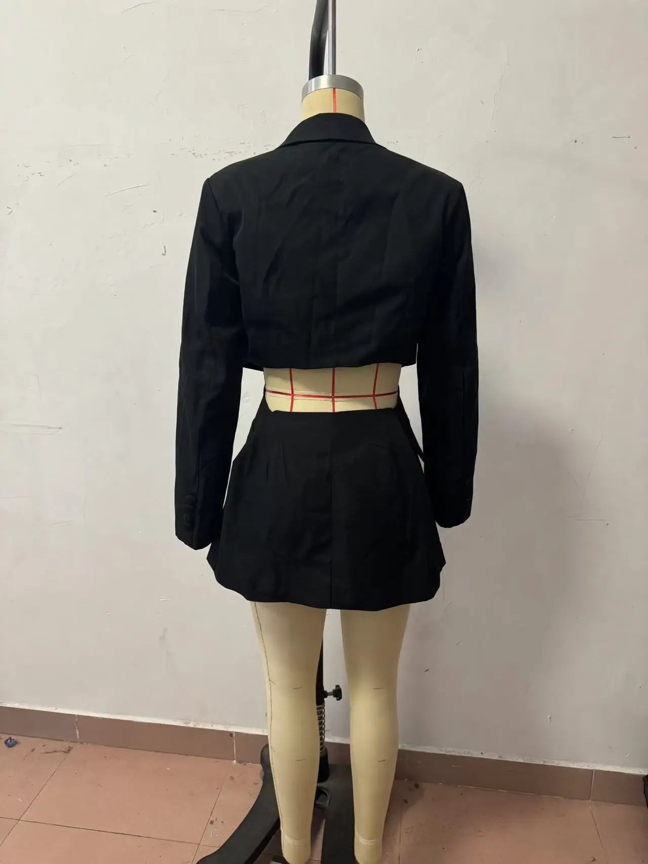 New Women's Autumn Winter Sexy Waist Exposing Women's Blazer Elegant Ladies Fashion INS Casual Loose Party Suit Female