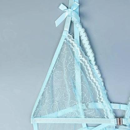 Sexy Lingerie For Woman Transparent Porno Sexual Clothing  Dress Erotic Underwear Nightdress With Thong Sleepwear