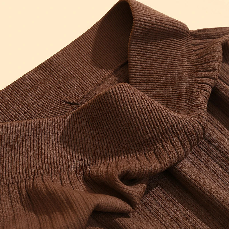 FINETOO 2 Pieces Women Thermal Underwear Sexy Long Sleeve Winter Clothes Seamless Thermal Intimate Set Ladies Thick Sleepwear