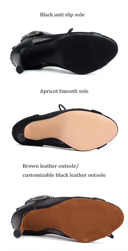2024 New Sexy Women Black Thin High Heels Party Stilettos Jazz Dance Ladies Shoes Latin Dancing Street Sexy Stiletto