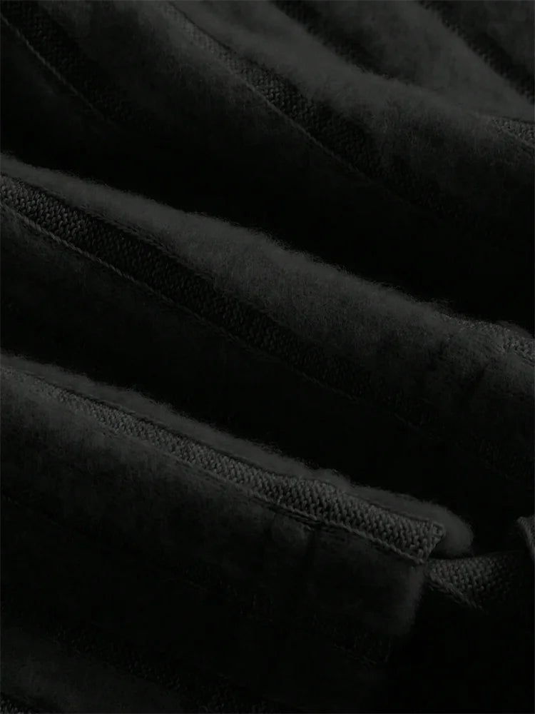 Elegant Y2K Flare Sleeve Sweetheart Neck Rib-knit Crop Top Spring Fall 2024 Casual Drawstring Long Sleeve T Shirt Blouse