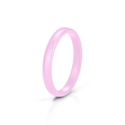 9 Color Ceramic Ring Smooth Slender Circular Rings For Women Men Simple Design Aesthetic Finger Rings Jewelry Couple Y2K Gift