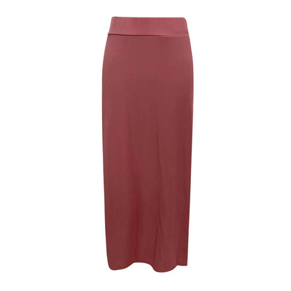 Solid Color High Waist Pencil Skirt Women Slim Fit Wrap Split Ribbend Long Maxi Skirt Summer Streetwear A Bottomed Skirts юбка
