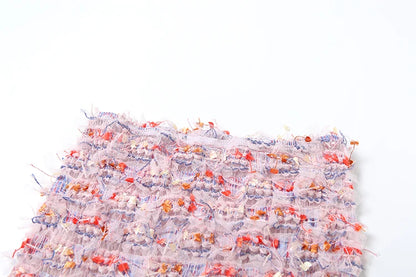 Weird Puss Colorful Tassel Skirts Peach Hip Women Thin Knit Wild Sexy Midnight Summer Trend Stretch Skinny Streetwear Bodycon