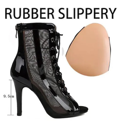 2024 New Sexy Women Black Thin High Heels Party Stilettos Jazz Dance Ladies Shoes Latin Dancing Street Sexy Stiletto