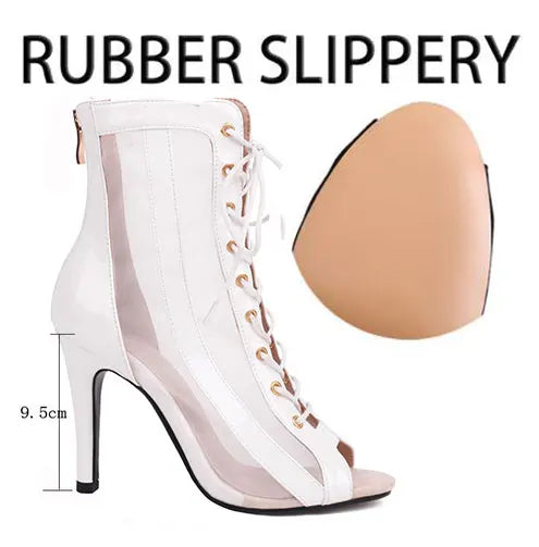 2024 New Sexy Women Black Thin High Heels Party Stilettos Jazz Dance Ladies Shoes Latin Dancing Street Sexy Stiletto