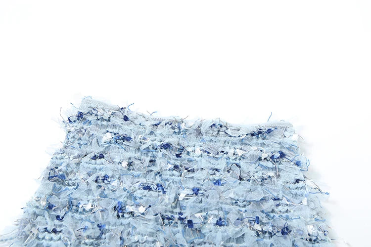 Weird Puss Colorful Tassel Skirts Peach Hip Women Thin Knit Wild Sexy Midnight Summer Trend Stretch Skinny Streetwear Bodycon