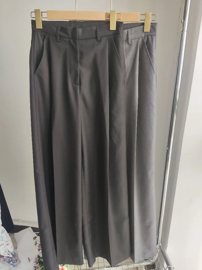 2024 Spring Autumn New Style Trousers Slim Tall Casual Floor Mopping Pants