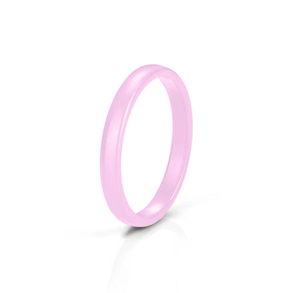 9 Color Ceramic Ring Smooth Slender Circular Rings For Women Men Simple Design Aesthetic Finger Rings Jewelry Couple Y2K Gift