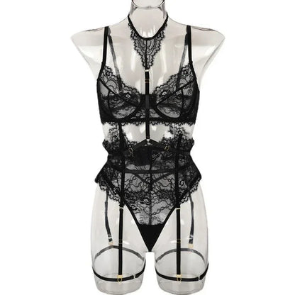 Lace Women's Underwear Close Fitting Comfortable Breathable Women's Suit Prom Queen Charming Elegant Exquisite Women's Top