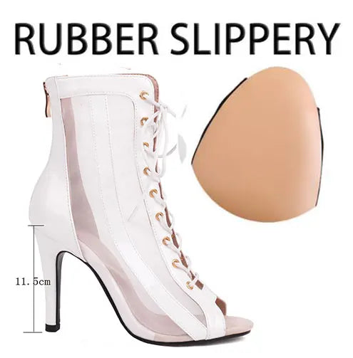 2024 New Sexy Women Black Thin High Heels Party Stilettos Jazz Dance Ladies Shoes Latin Dancing Street Sexy Stiletto