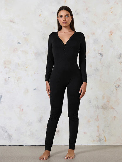 Women's 1Piece Lounge Pajamas Star Print Sexy Butt Button Back Flap Jumpsuit Sleepwear Romper Oversized Homewear