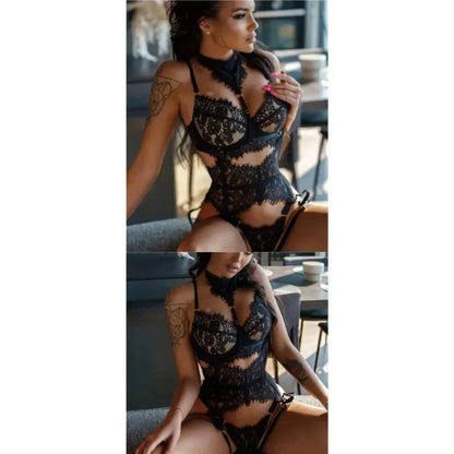 Lace Women's Underwear Close Fitting Comfortable Breathable Women's Suit Prom Queen Charming Elegant Exquisite Women's Top