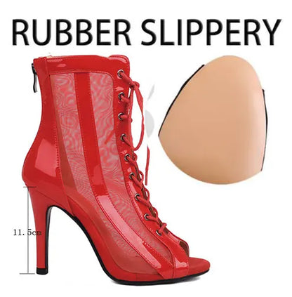 2024 New Sexy Women Black Thin High Heels Party Stilettos Jazz Dance Ladies Shoes Latin Dancing Street Sexy Stiletto