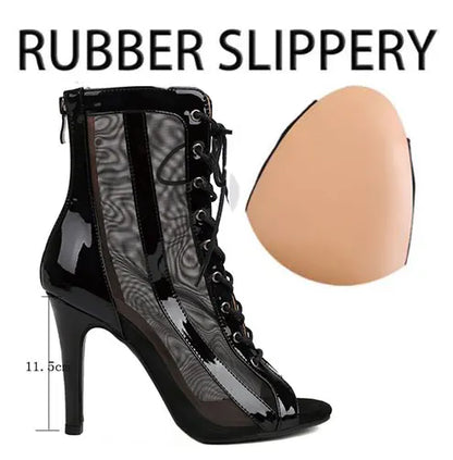 2024 New Sexy Women Black Thin High Heels Party Stilettos Jazz Dance Ladies Shoes Latin Dancing Street Sexy Stiletto