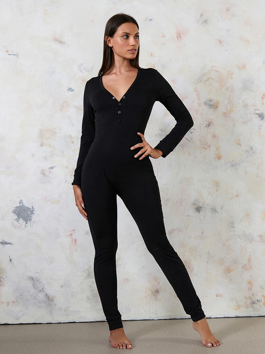 Women's 1Piece Lounge Pajamas Star Print Sexy Butt Button Back Flap Jumpsuit Sleepwear Romper Oversized Homewear